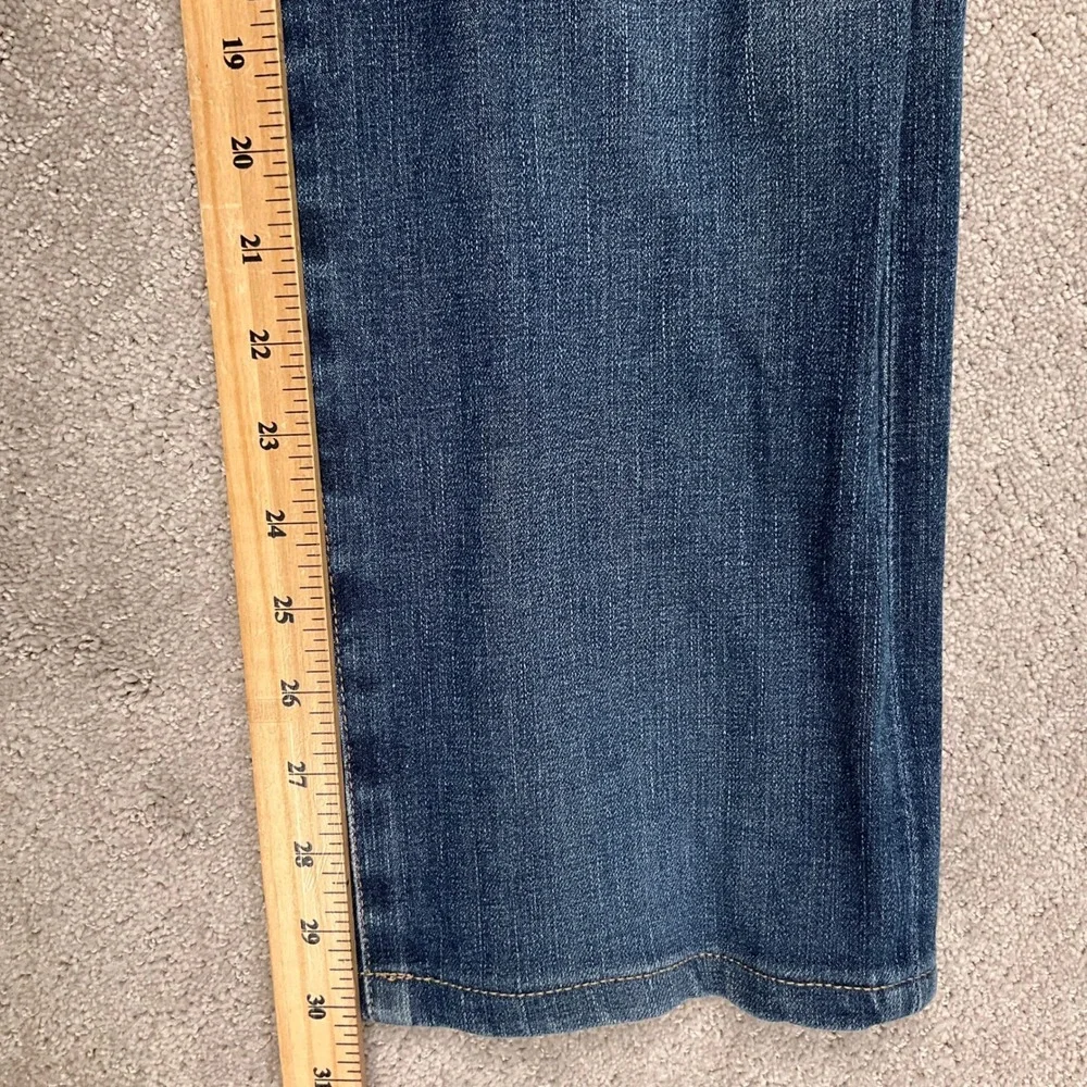 AG Everett Jeans Mens 36W 33L Blue Slim‎ Straight Denim 360 Stretch 80s VTG